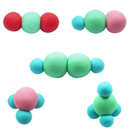 뉴 오물조물비누 분자모형 5종 (3 세트)