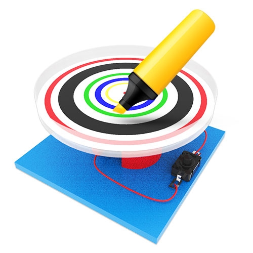 뉴 자동 써클 무지개 그림판 (1인용)