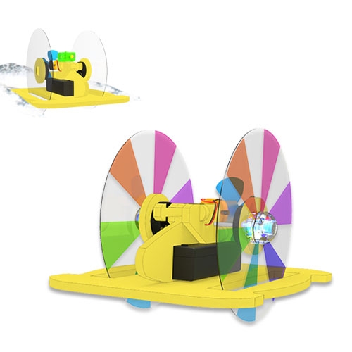 스페이스투휠 수륙양용 이륜풍력카(일반형)