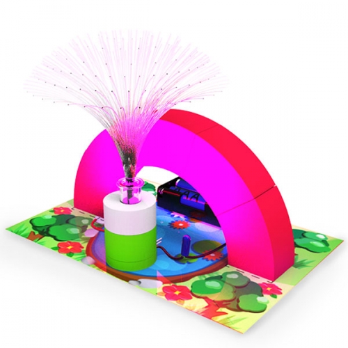 아치교로 켜는 LED 광섬유분수(1인용)