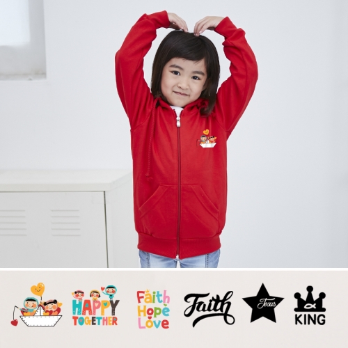 고급특양면_심플 아트 짚업 후드