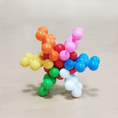 [화인아트] 눈송이블럭 소 84p(케이스 포함)/눈꽃송이 블록