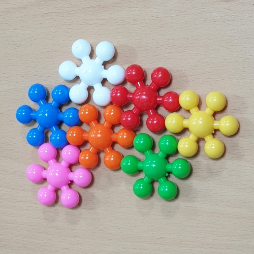 [화인아트] 눈송이블럭 소 84p(케이스 포함)/눈꽃송이 블록