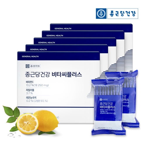 [종근당건강] 종근당 비타씨플러스 비타민C 10박스(200포)