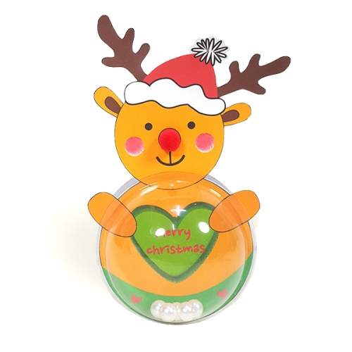 [탑키드] 만들기 크리스마스 오뚝이 카드 (3인용)