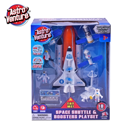 [ 아스트로벤처] 우주왕복선과 부스터 플레이세트(10P)모형완구(610A63163)