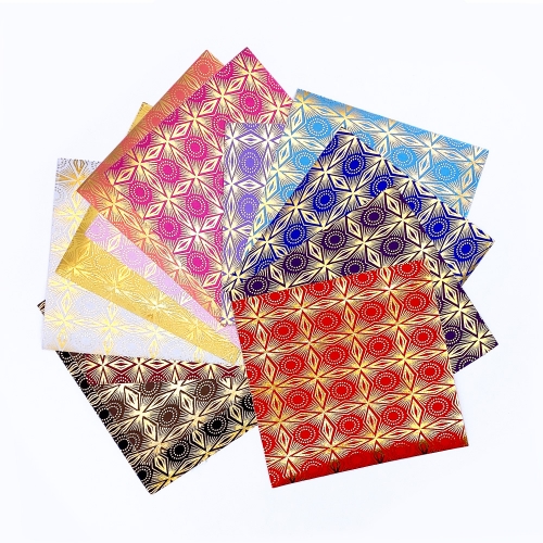 [만꾸] 골드 무늬 원단 스티커(14장)