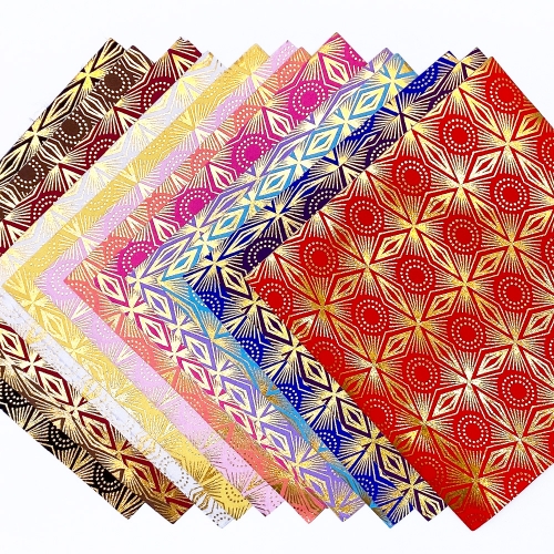 [만꾸] 골드 무늬 원단 스티커(14장)