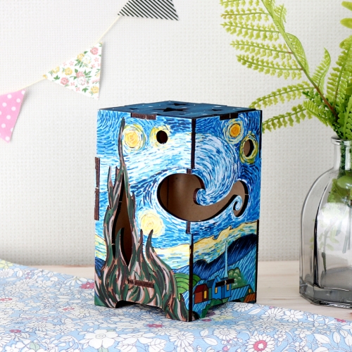 메이크문구 W024 명화무드등만들기 별이빛나는밤