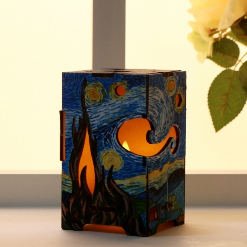 메이크문구 W024 명화무드등만들기 별이빛나는밤