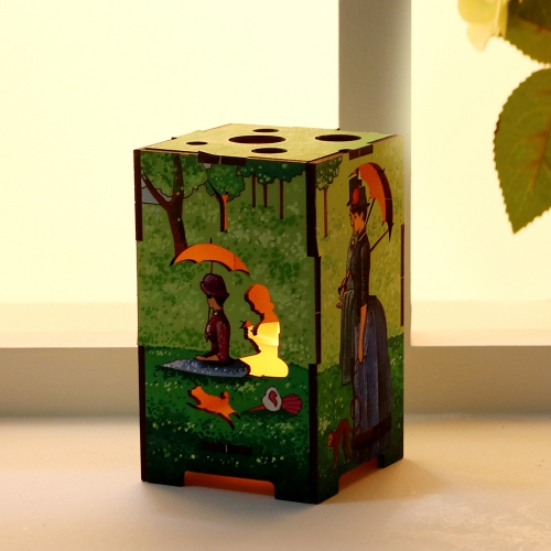 메이크문구 W025 명화무드등만들기 그랑드자트섬의일요일오후