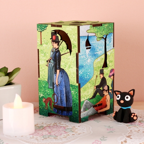 메이크문구 W025 명화무드등만들기 그랑드자트섬의일요일오후