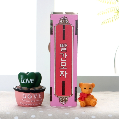 메이크문구 W027 아트우드북만들기 빨간모자