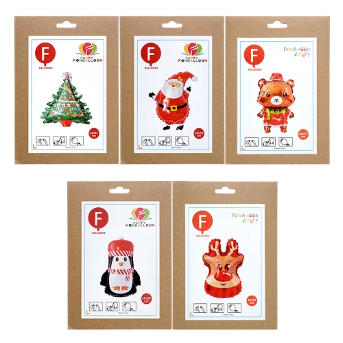 크리스마스 은박 파티풍선(1000원X10개)