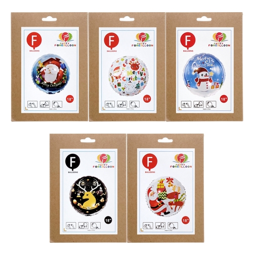 크리스마스 은박 파티풍선(1000원X10개)