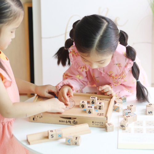 [이지교육] 이지수학큐브 어린이집 유치원 초등학교 방과후 수세기 숫자놀이 블럭 유아수학 교구 교재