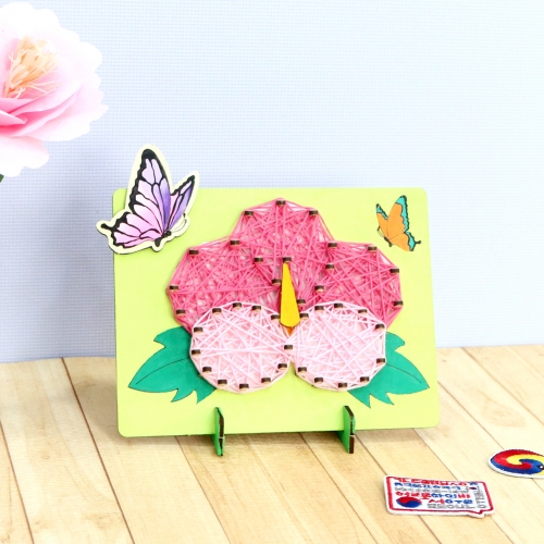 메이크문구 W021 스트링아트우드액자만들기 무궁화