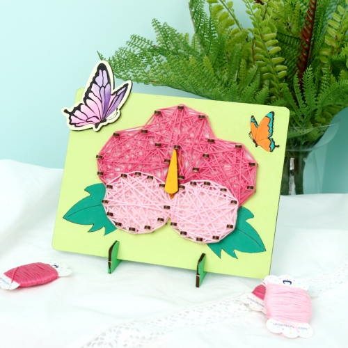 메이크문구 W021 스트링아트우드액자만들기 무궁화