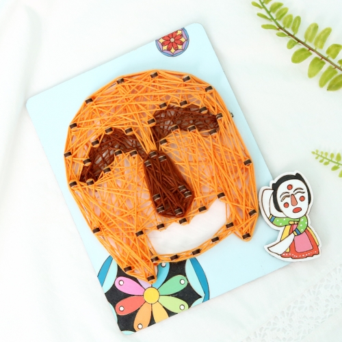 메이크문구 W023 스트링아트우드액자만들기 하회탈