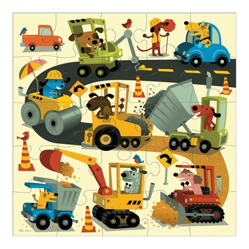 [퍼즐]머드퍼피 건설현장 25피스 점보 / 2세이상