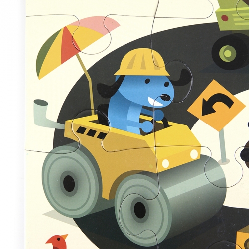 [퍼즐]머드퍼피 건설현장 25피스 점보 / 2세이상