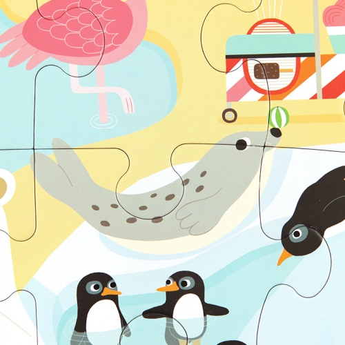 [퍼즐]머드퍼피 동물원 25피스 점보 / 2세이상