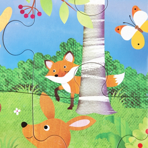 [퍼즐]머드퍼피 숲속친구들 25피스 점보 / 2세이상