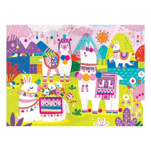 [퍼즐]머드퍼피 라마랜드 42피스 촉감 / 3세이상