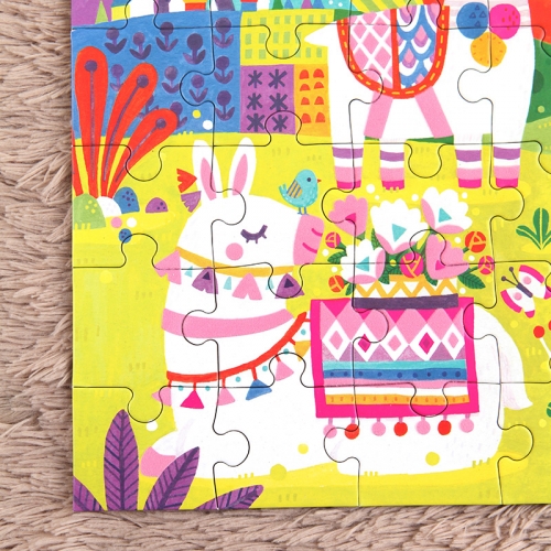 [퍼즐]머드퍼피 라마랜드 42피스 촉감 / 3세이상