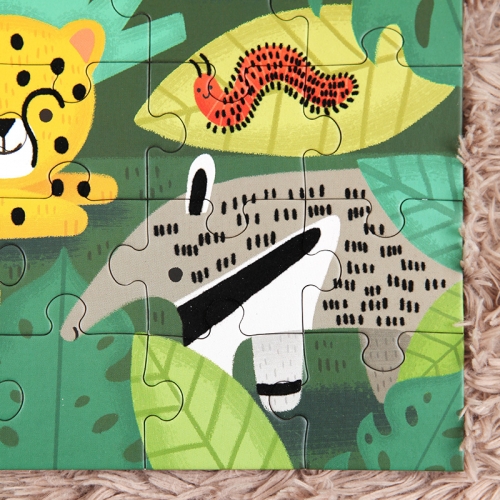 [퍼즐]머드퍼피 열대우림 42피스 촉감 / 3세이상