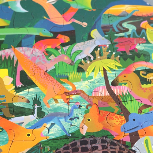 [퍼즐]머드퍼피 공룡 64피스 그림찾기  / 4세이상