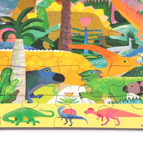 [퍼즐]머드퍼피 공룡 64피스 그림찾기  / 4세이상