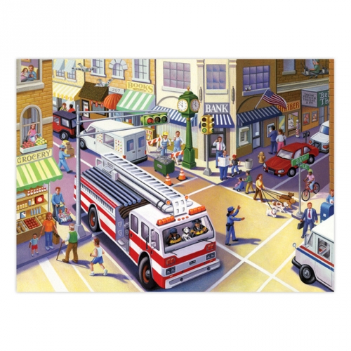 [퍼즐]이부 소방차 20피스 / 3세이상