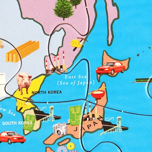 [퍼즐]이부 세계지도 100피스 / 5세이상