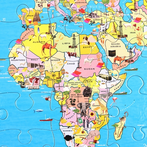 [퍼즐]이부 세계지도 100피스 / 5세이상