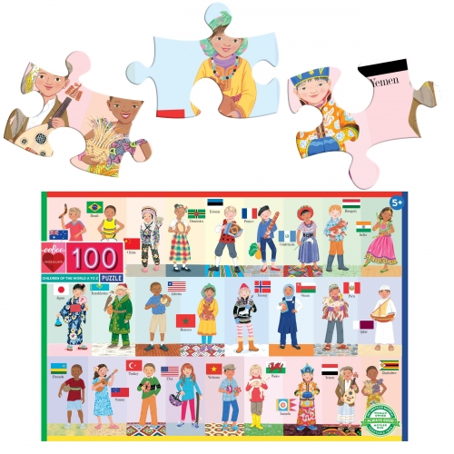 [퍼즐]이부 전세계 어린이들 100피스 / 5세이상