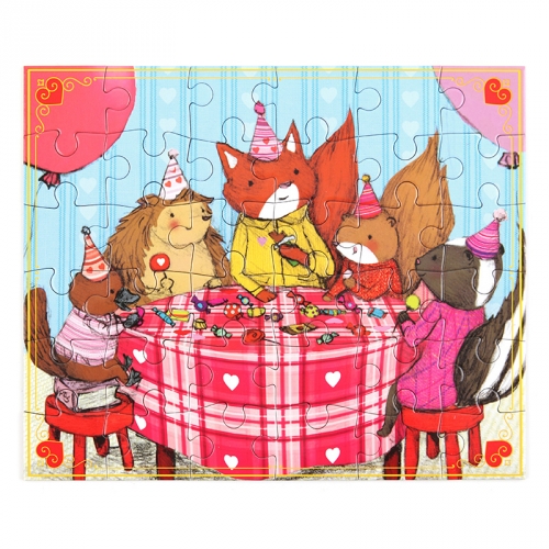 [퍼즐]이부 동물파티 36피스 / 미니 3세이상