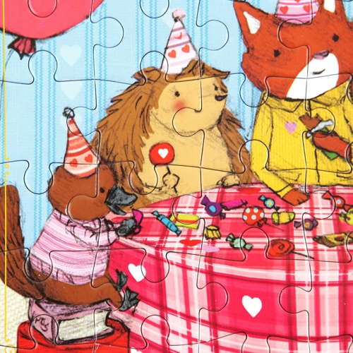 [퍼즐]이부 동물파티 36피스 / 미니 3세이상