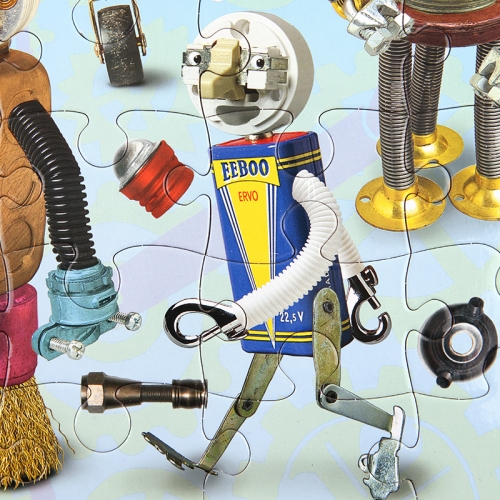 [퍼즐]이부 업사이클 로봇 100피스 / 5세 이상