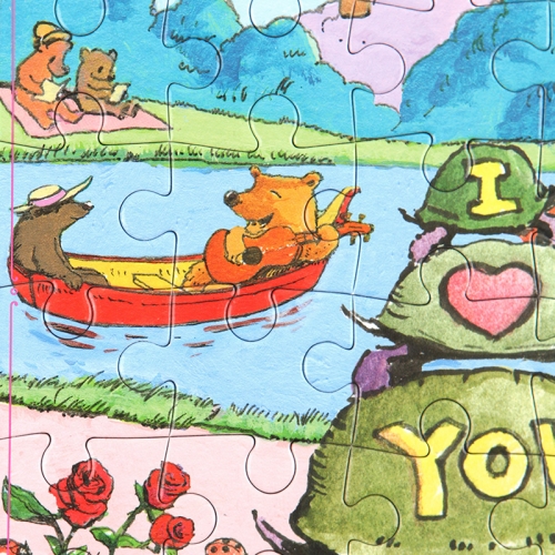 [퍼즐]이부 아이러브거북이 36피스 / 미니 3세이상