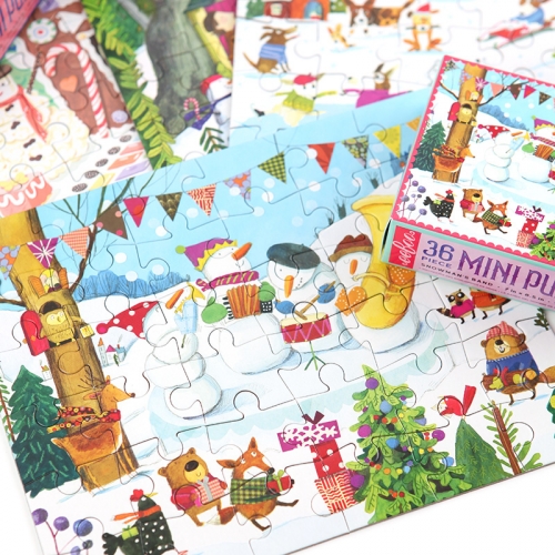 [퍼즐]이부 스노우맨 밴드 36피스 / 미니 3세이상