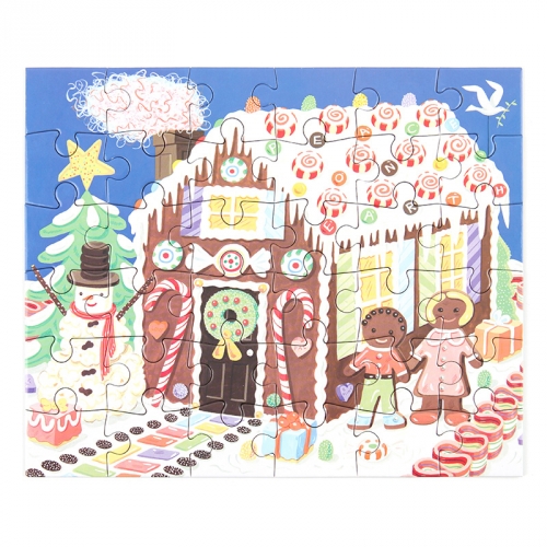 [퍼즐]이부 진저브레드 하우스 36피스 / 미니 3세이상