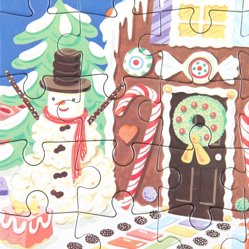 [퍼즐]이부 진저브레드 하우스 36피스 / 미니 3세이상