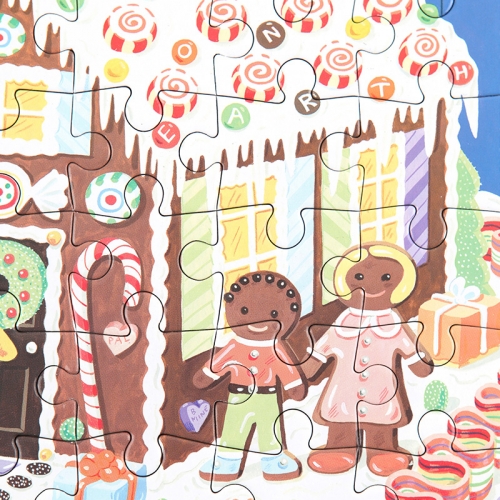 [퍼즐]이부 진저브레드 하우스 36피스 / 미니 3세이상