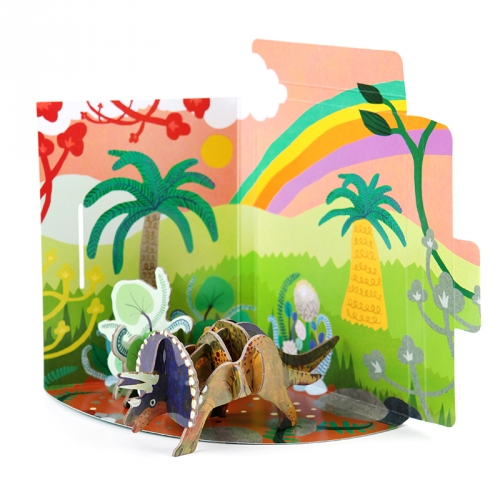 [입체퍼즐]이부 공룡 트리케라톱스 / 5세이상 야광