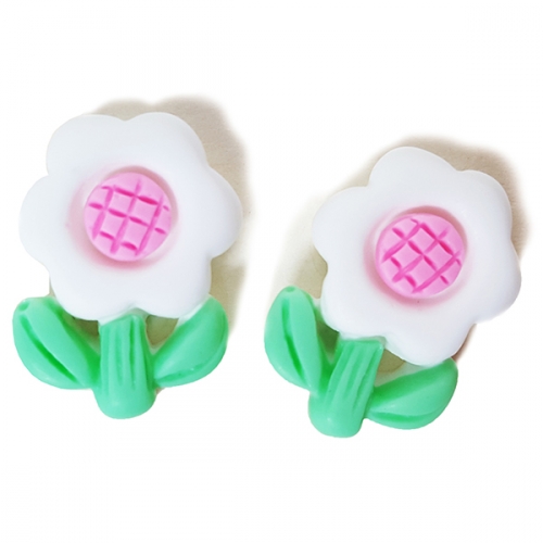 [탑키드] 하얀 꽃 비즈 (10개입)