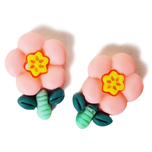 [탑키드] 복숭아 꽃 비즈 (10개입)