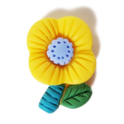 [탑키드] 노란 꽃 비즈 (10개입)