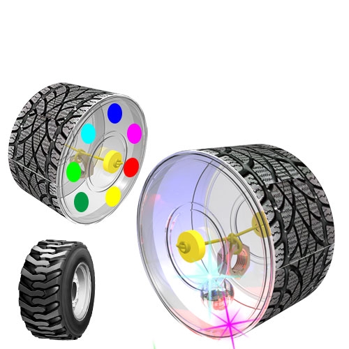 뉴 고무줄탄성 되돌아오는 모노휠(LED형 5인용)