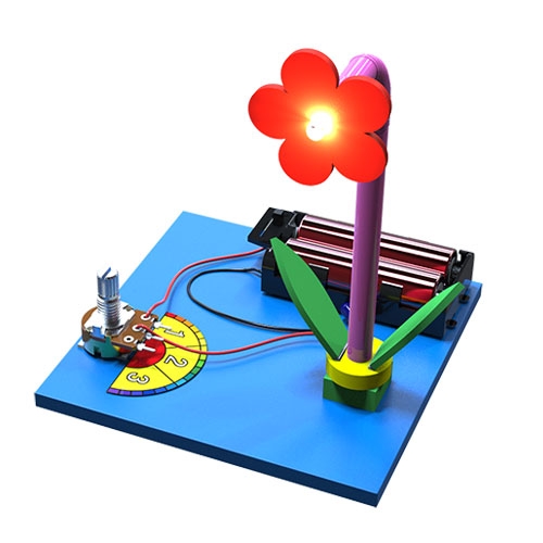 뉴 밝기조절 LED 꽃조명등(5인용)